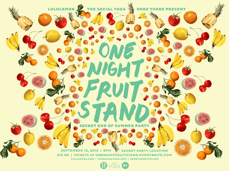 one night fruit stand