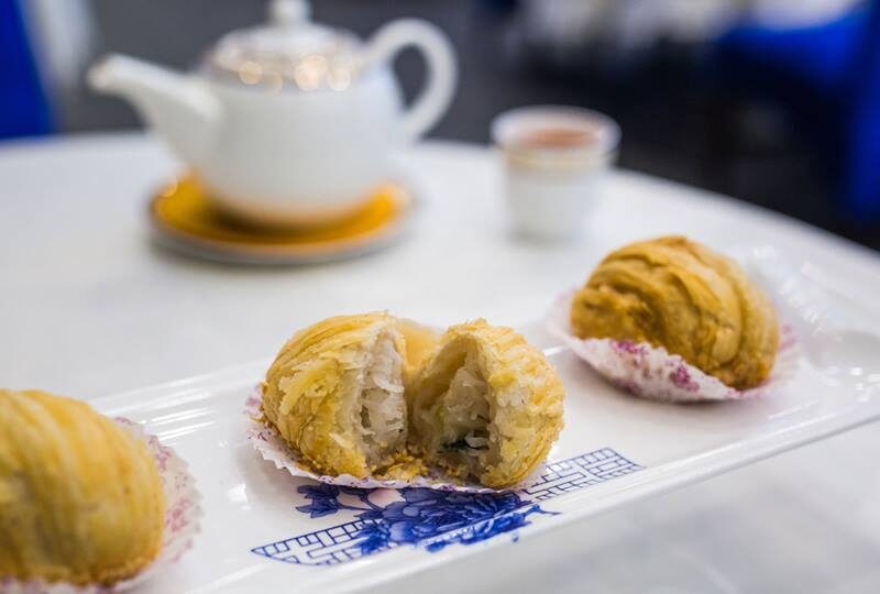 chinese dimsum turnip pastry