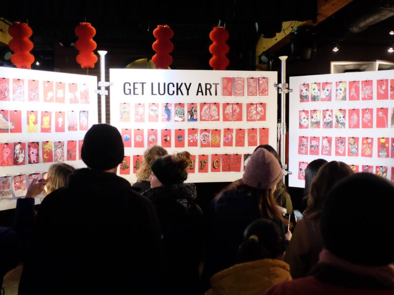 get lucky art show