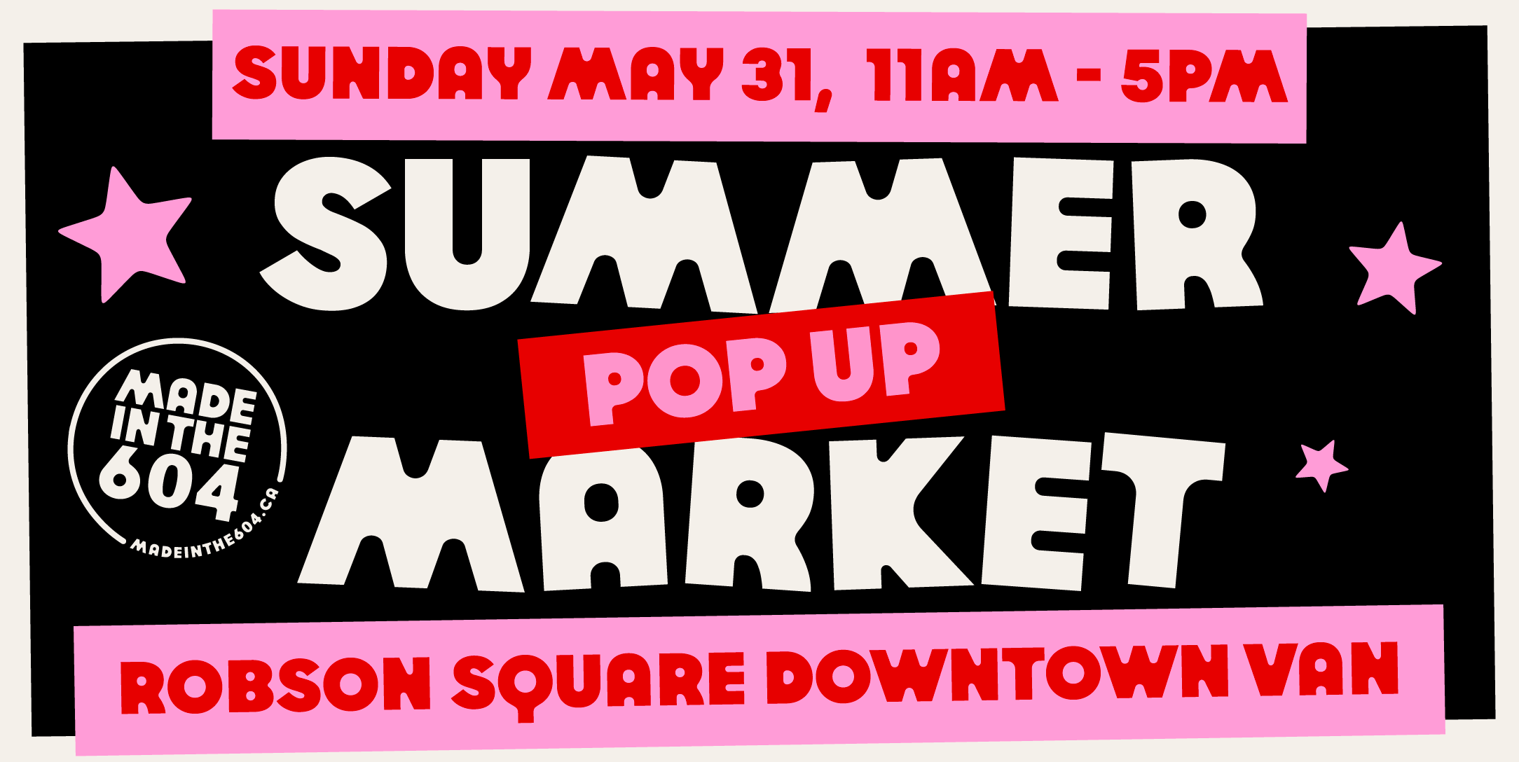 Summer Pop-Up Market | Madeinthe604